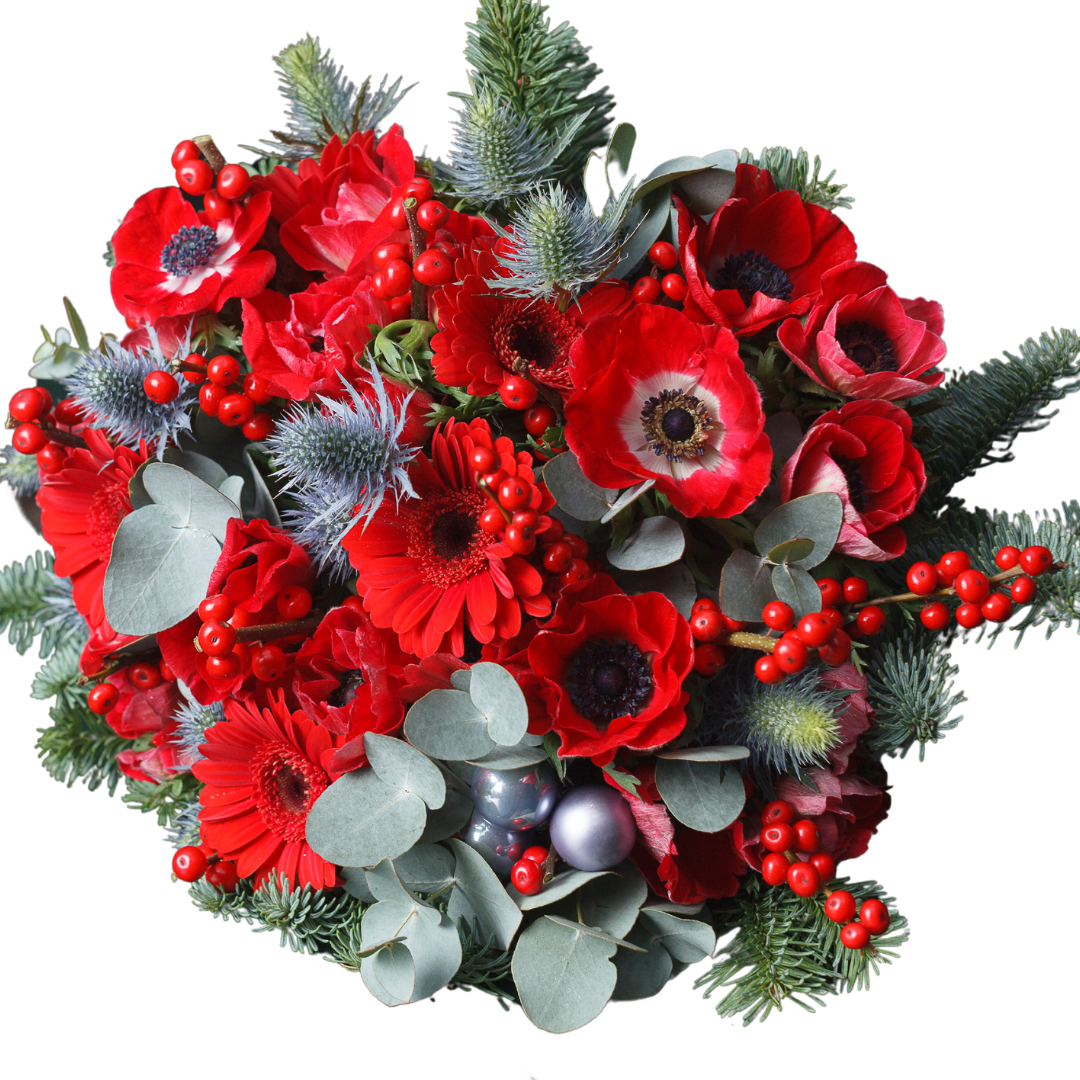 Poppy & Daisy Christmas Bouquet