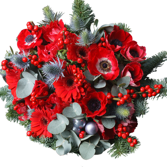 Poppy & Daisy Christmas Bouquet